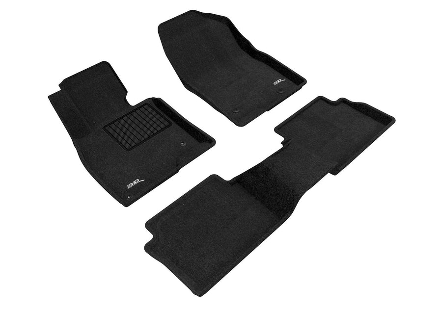 3D MAXpider Custom Fit All-Weather Carpeted Floor Mats for 2014-2018 Mazda MAZDA3 Elegant Series (1ST & 2ND Row)