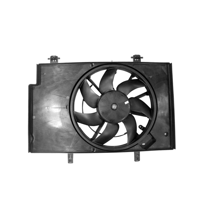 Cooling Fan Assembly TYC 622500 Replacement Compatible with Ford Fiesta, Black