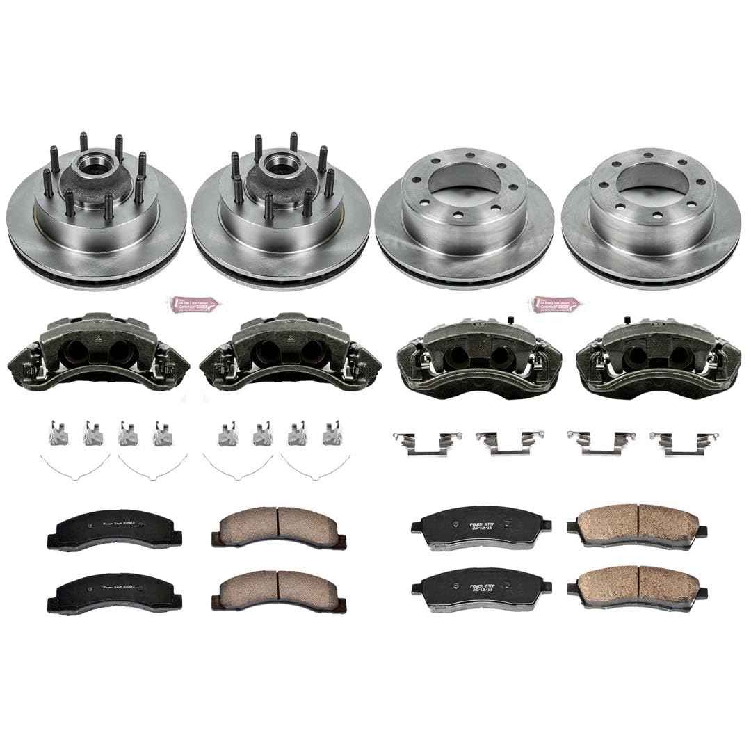 Power Stop 1-Click KCOE1393 Autospecialty Brake Kit with Replacement Calipers