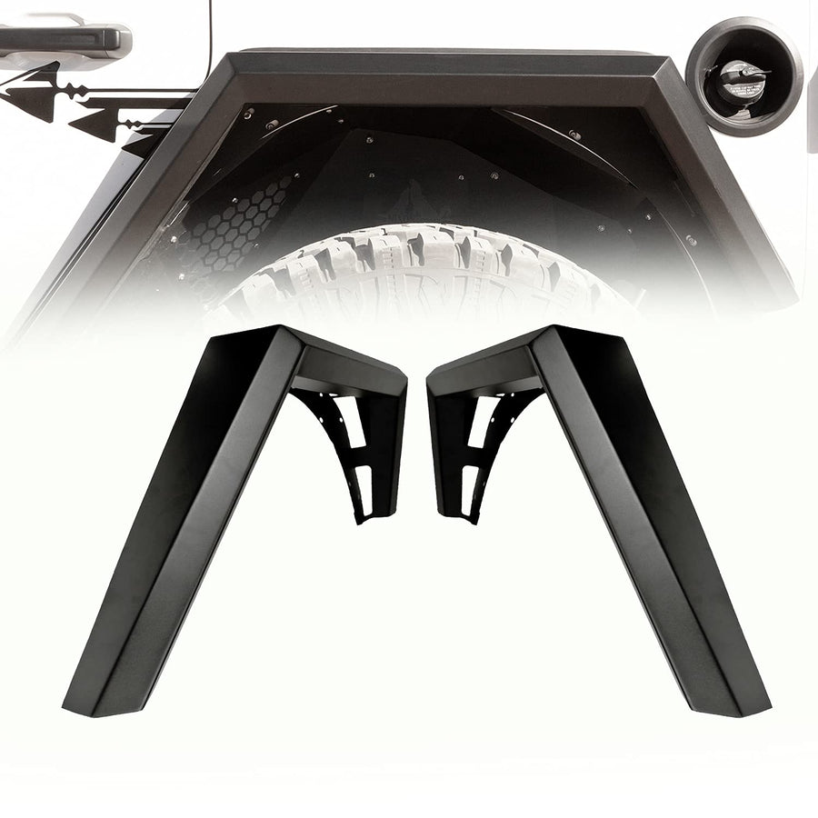 Rear Fender Flares NIXON OFFROAD Compatible With 2018 2019 2020 2021 2022 2023 2024 2025 2026 Jeep Wrangler JL