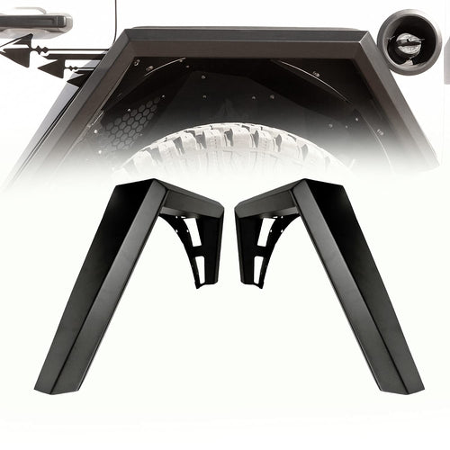 Rear Fender Flares NIXON OFFROAD Compatible With 2018 2019 2020 2021 2022 2023 2024 2025 2026 Jeep Wrangler JL