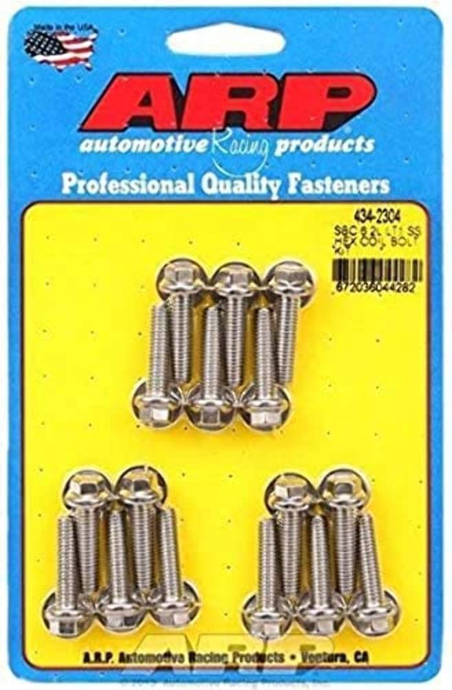 Hex Coil ARP 434-2304 Bolt Kit (SB Chevy 6.2L LT1SS hex coil)