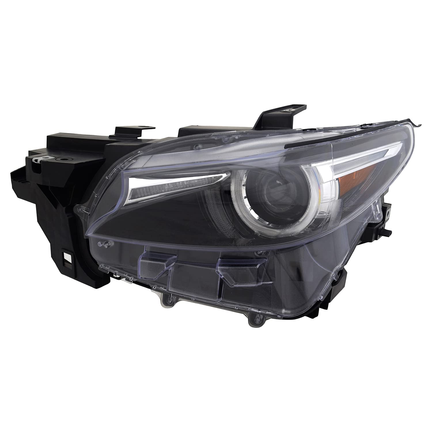 Left-Side TYC 20-9868-00 Headlight Assembly Compatible with 2016-2021 Mazda CX-9