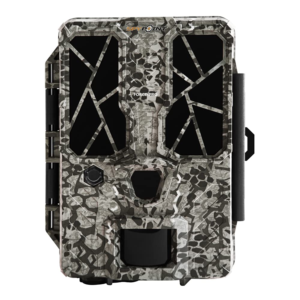 SPYPOINT Trail Camera FORCE-PRO 30MP Photo 4K HD Video w/ 54 Low-Glow LEDs for Image Quality Day or Night, 90’ Flash Range, 110’ Detection Range, LCD Setup Screen | NON-Cell cameras for hunting