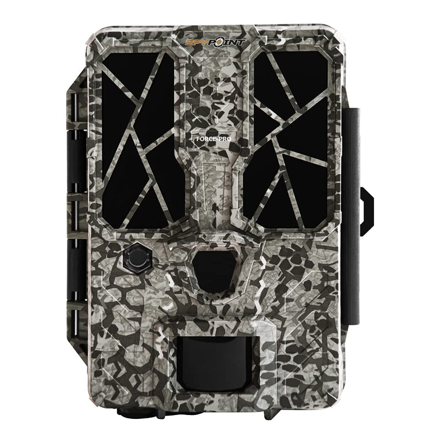 SPYPOINT Trail Camera FORCE-PRO 30MP Photo 4K HD Video w/ 54 Low-Glow LEDs for Image Quality Day or Night, 90’ Flash Range, 110’ Detection Range, LCD Setup Screen | NON-Cell cameras for hunting