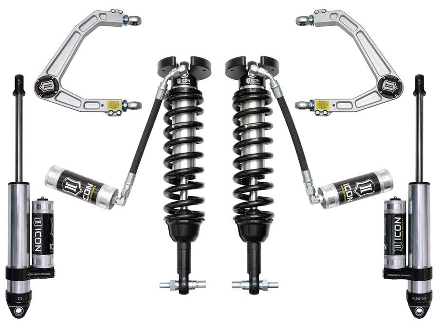 1.5-3.5" Lift, ICON Stage 3 Suspension System, Billet UCA, Compatible with 2019-2023 GM 1500, K73063