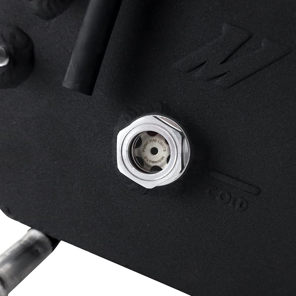 Mishimoto Coolant Expansion Tank Black Compatible with 2021+ Ford Bronco 2.3L/2.7L, Micro Wrinkle