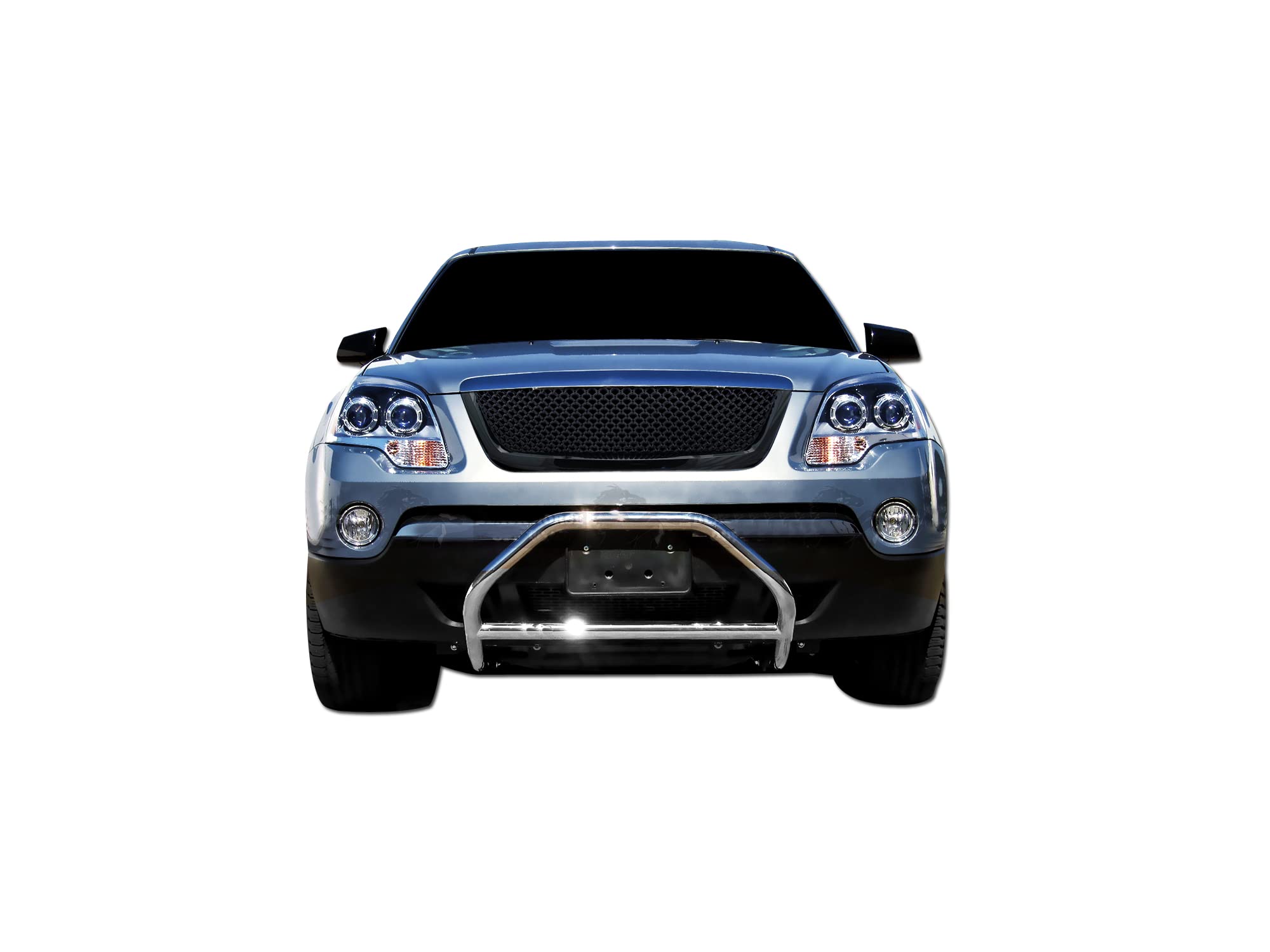 7148567 Armordillo USA Mesh Front Hood Grille - Gloss Black Fits 2007-2012 GMC Acadia