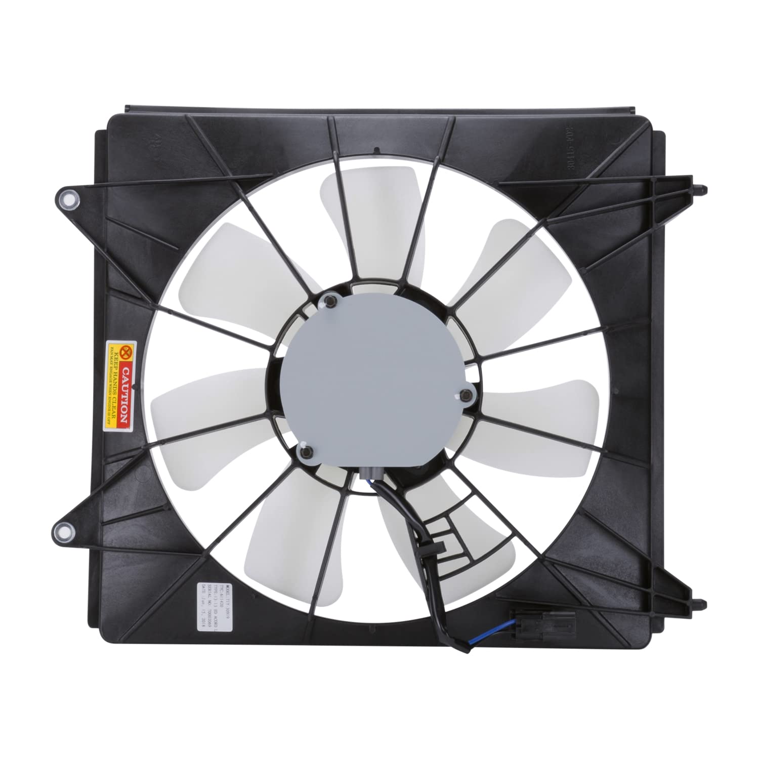 Cooling Fan Assembly TYC 611420 Compatible with 2013-2017 Honda Accord