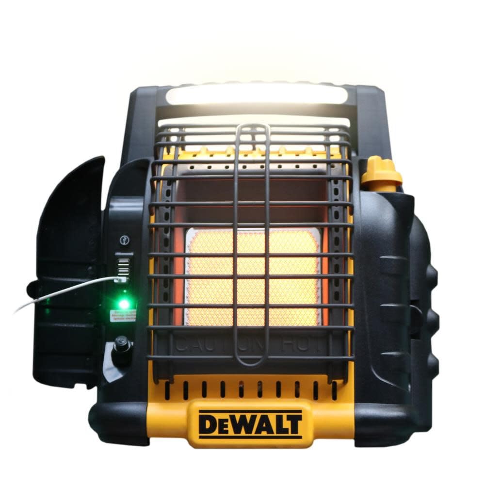12,000 BTU DEWALT Cordless Portable Propane Radiant Heater