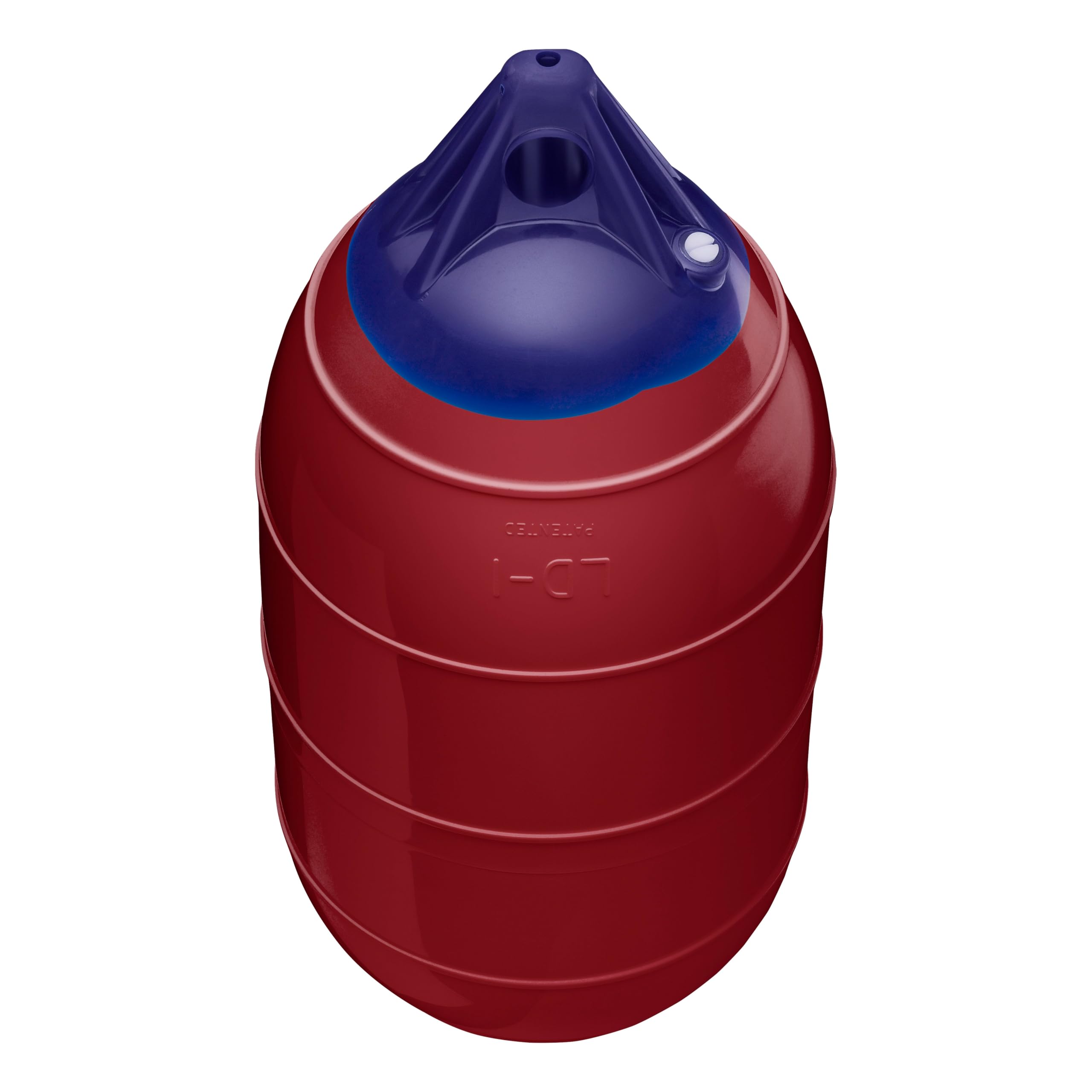Polyform LD-Series Low Drag Buoy Standard Blue Ropehold - Burgundy LD-1