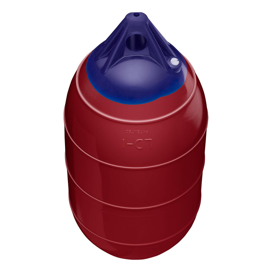 Polyform LD-Series Low Drag Buoy Standard Blue Ropehold - Burgundy LD-1