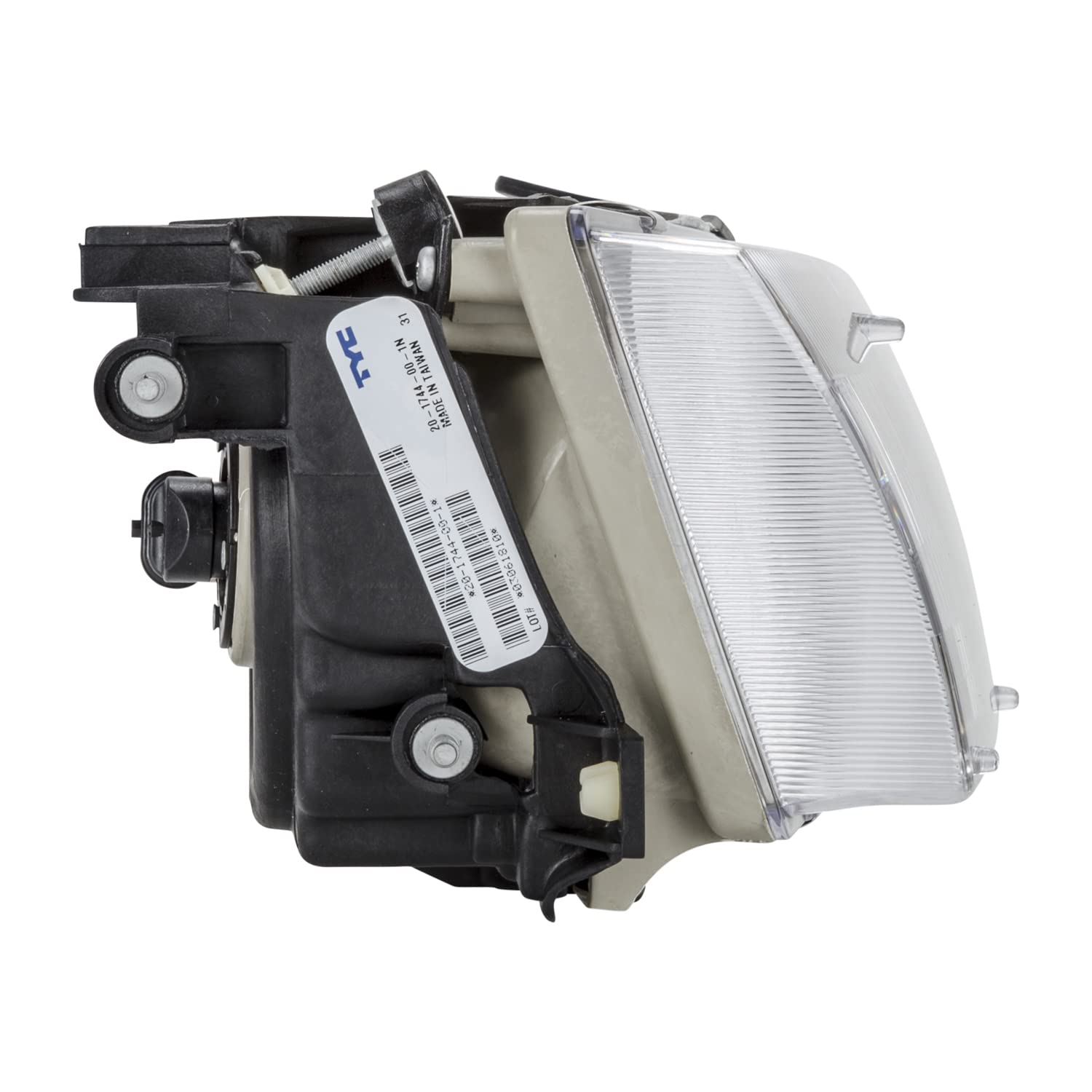 Right TYC Headlight Assembly Compatible with 1993-1997 Toyota Corolla