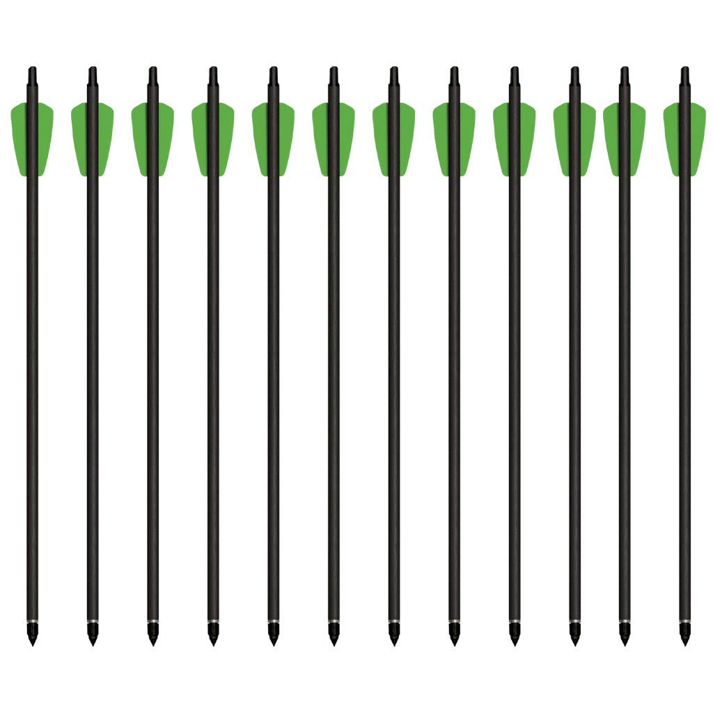 Cold Steel Cheap Shot 130, CS13P Crossbow Carbon Bolts - 12 Pack, 15-inch Length, 175- Grain