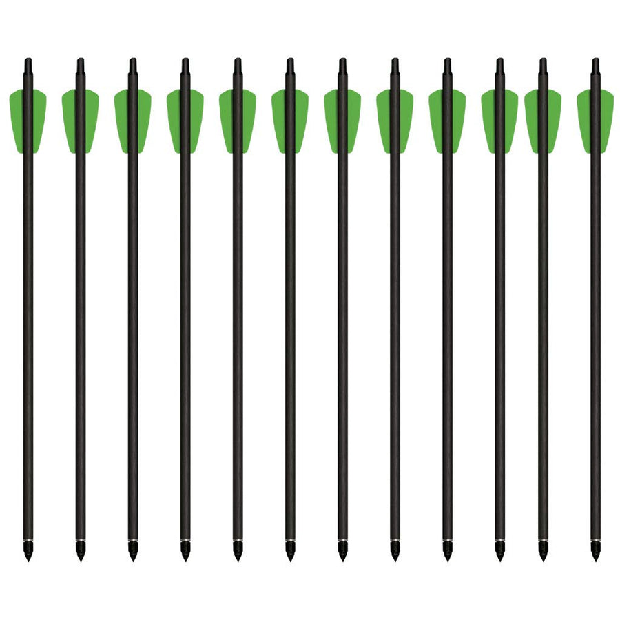 Cold Steel Cheap Shot 130, CS13P Crossbow Carbon Bolts - 12 Pack, 15-inch Length, 175- Grain