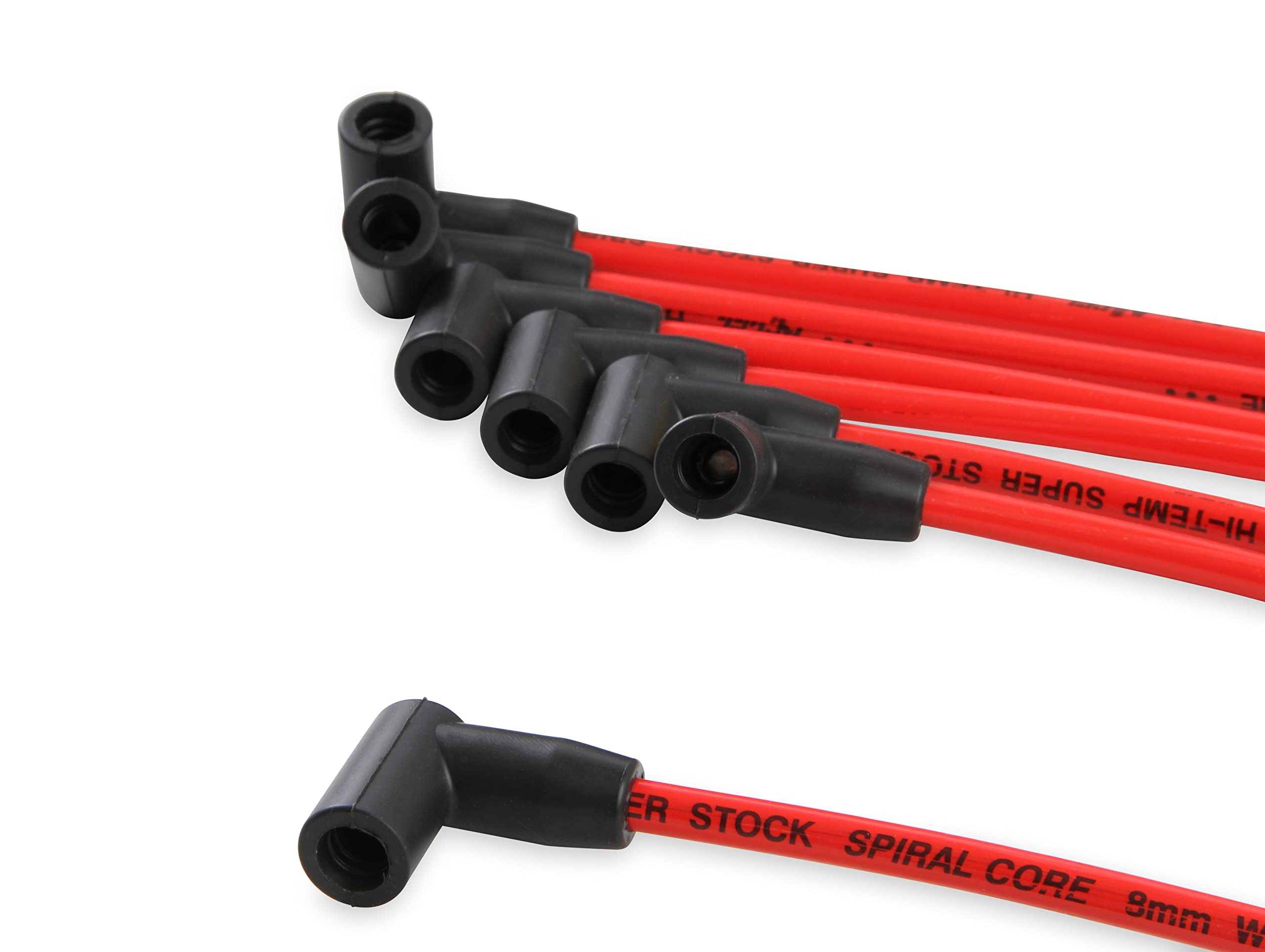 Spark Plug Wire Set ACCEL 5129R - Super Stock Spiral Core 8mm - Black
