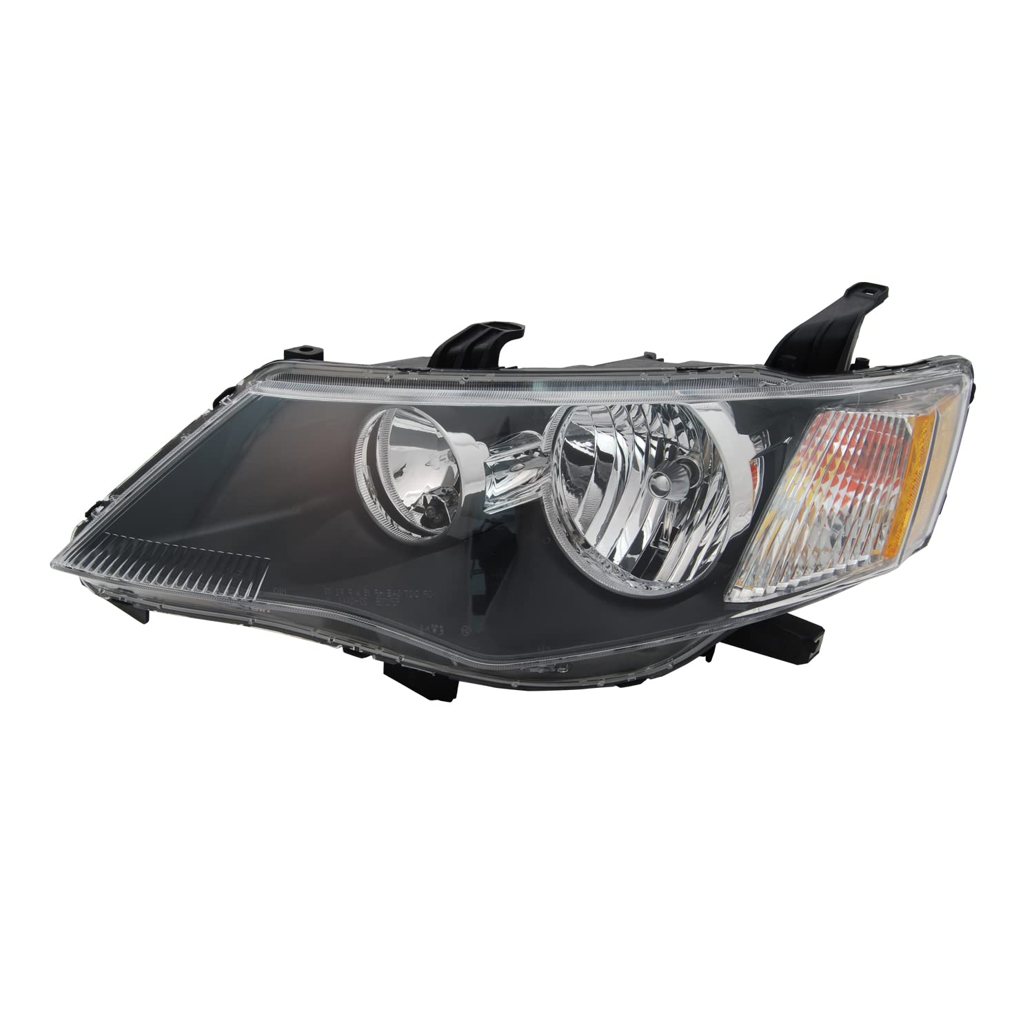 Left TYC Headlight Assembly Compatible with 2007-2008 Mitsubishi Outlander