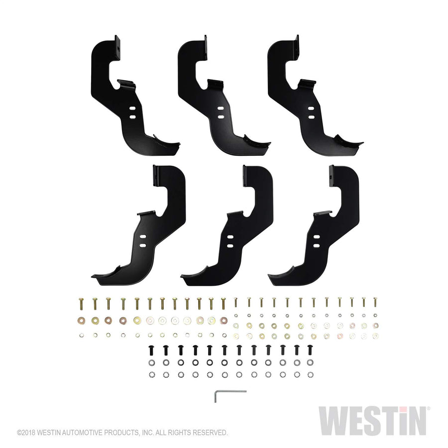 PRO TRAXX 4 Westin Oval Nerf Bars fits 2019-2025 Silverado Sierra 1500 2020-2025 Silverado Sierra 2500 3500 Crew Cab (Exc 2019 Silverado LD/Sierra 1500 Limited) Polished Pair