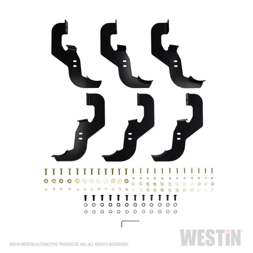PRO TRAXX 4 Westin Oval Nerf Bars fits 2019-2025 Silverado Sierra 1500 2020-2025 Silverado Sierra 2500 3500 Crew Cab (Exc 2019 Silverado LD/Sierra 1500 Limited) Polished Pair