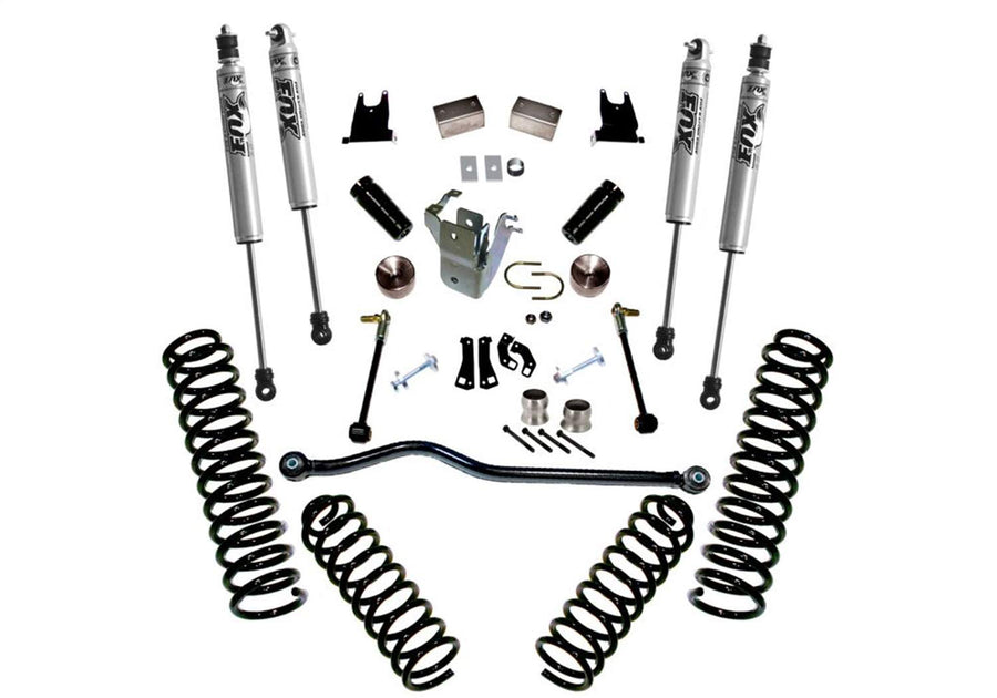 SUPERLIFT SUSPENSION RealTruck 4" Lift Kit for Jeep Wrangler JK | Complete Lift Kit with Front & Rear Fox 2.0 Series Shocks | K927F | Fits 2007-2018 Jeep Wrangler JK 2 Door
