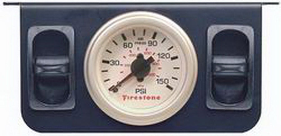 Dual Gauge Firestone 2260 White Metal