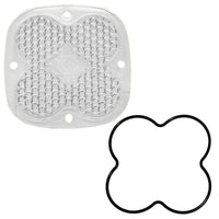 LED Lens Kit Baja Designs Squadron (Pro and Sport), 1 Pack (Work/Scene; Clear Lens)