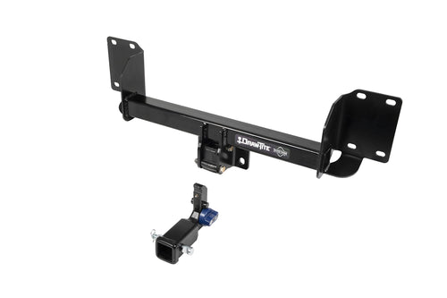 Hidden Hitch Draw-Tite 76908 Completely Hidden Trailer Hitch 2 in. Removable Receiver, Black, Compatable with 2019-2026 BMW X5