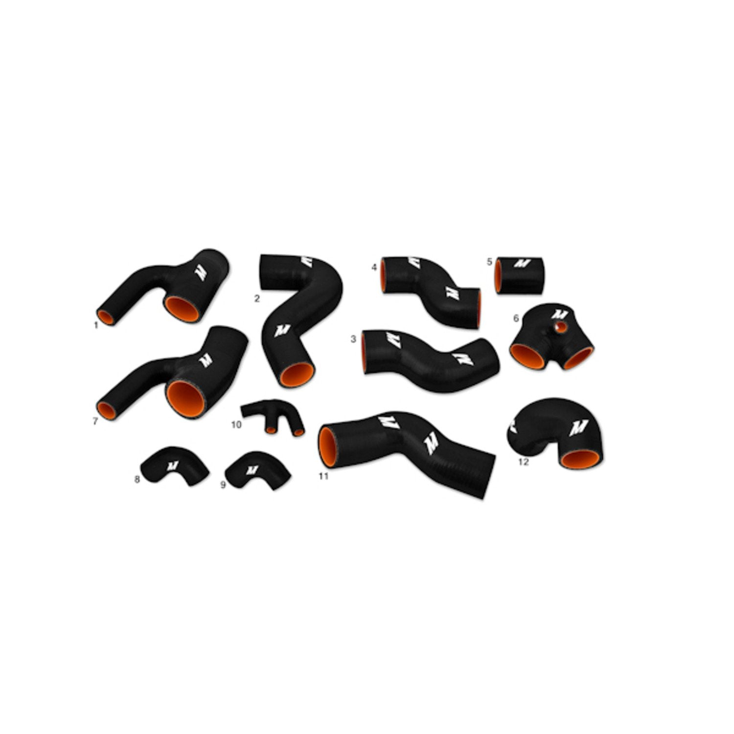 Mishimoto Silicone Turbo Hose Kit MMHOSE-S4-97TBK Fits Audi S4 1997-2002 Black