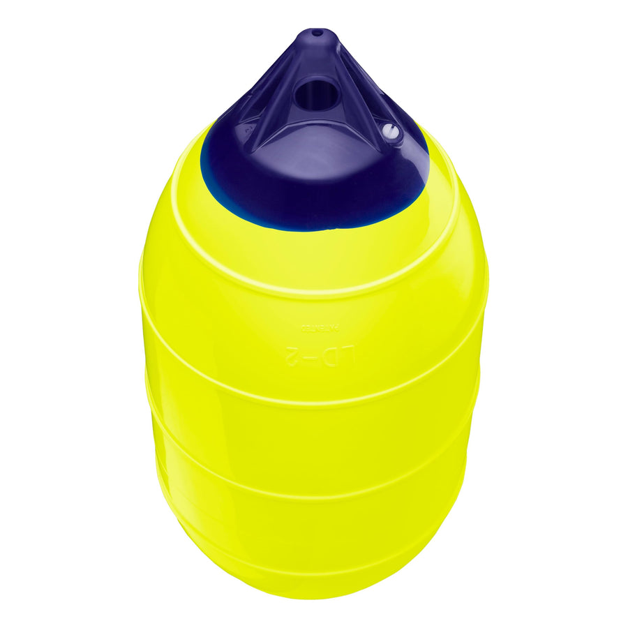Polyform LD-Series Low Drag Buoy Standard Blue Ropehold - LD-2 Saturn Yellow
