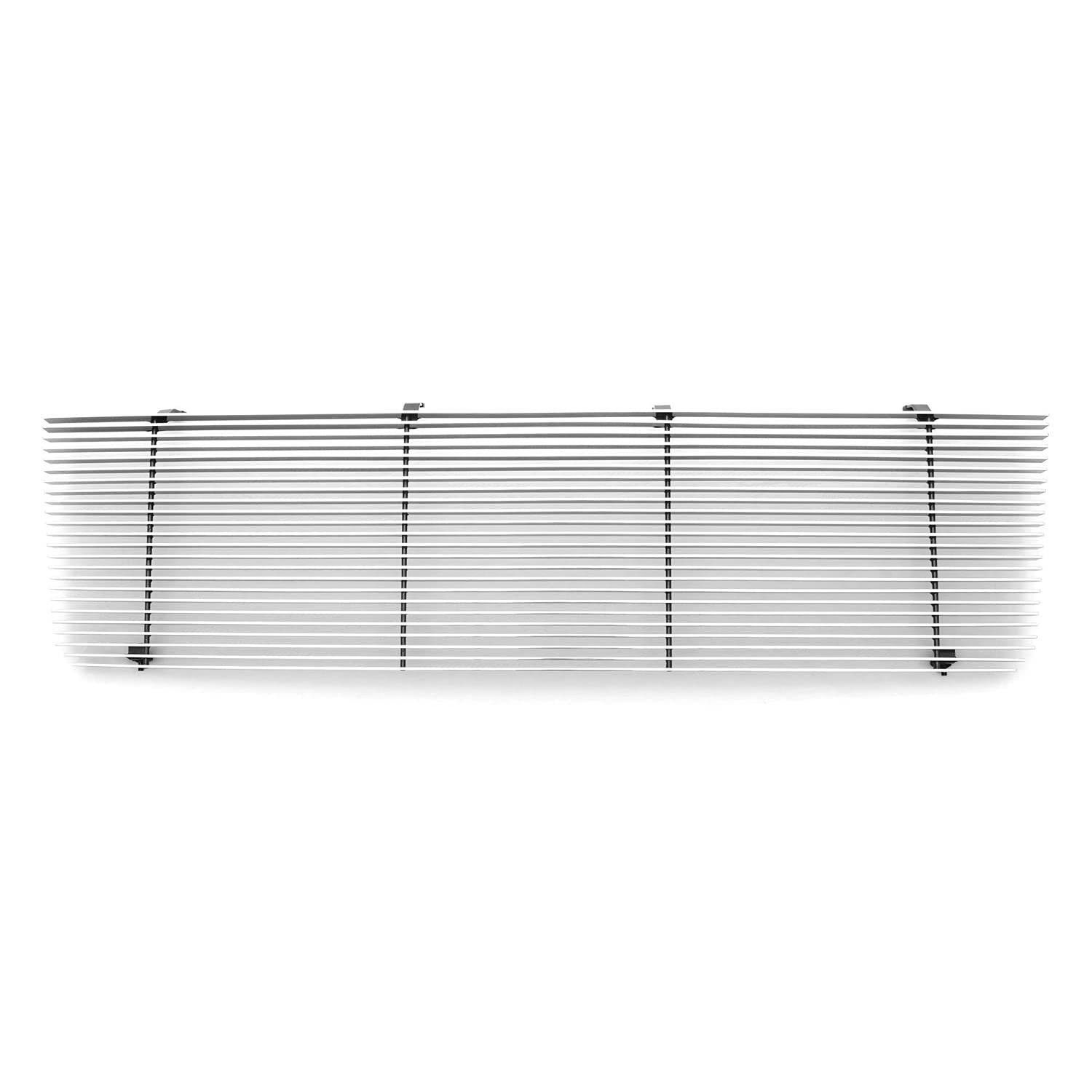Billet Grille, Polished, Compatible with Ford Bronco (1992-1998), F-150, Super Duty, Replacement - PN #20535, 1 Pc