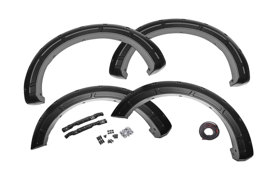 Defender Fender Flares Rough Country for 2015-2020 Ford F-150 - A-F11811