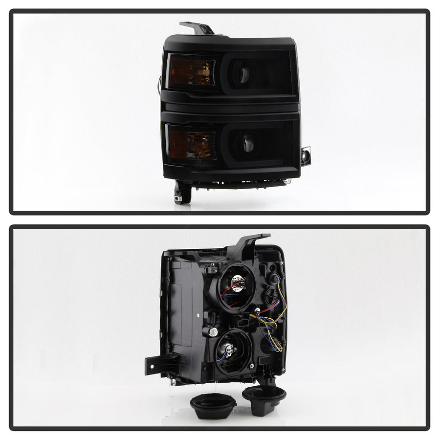 Projector Headlight Xtune PRO-JH-CS14-LBDRL-BSM, 1 Pack