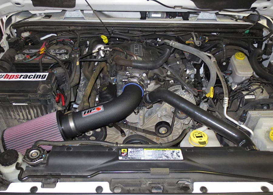 Silicone Radiator Hose Kit HPS (57-1220R-BLUE) for Jeep Wrangler JK
