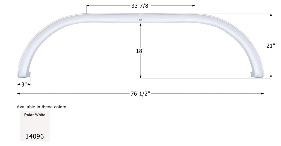 Fender Skirt ICON, Tandem, Rage'n, FS4096, Polar White