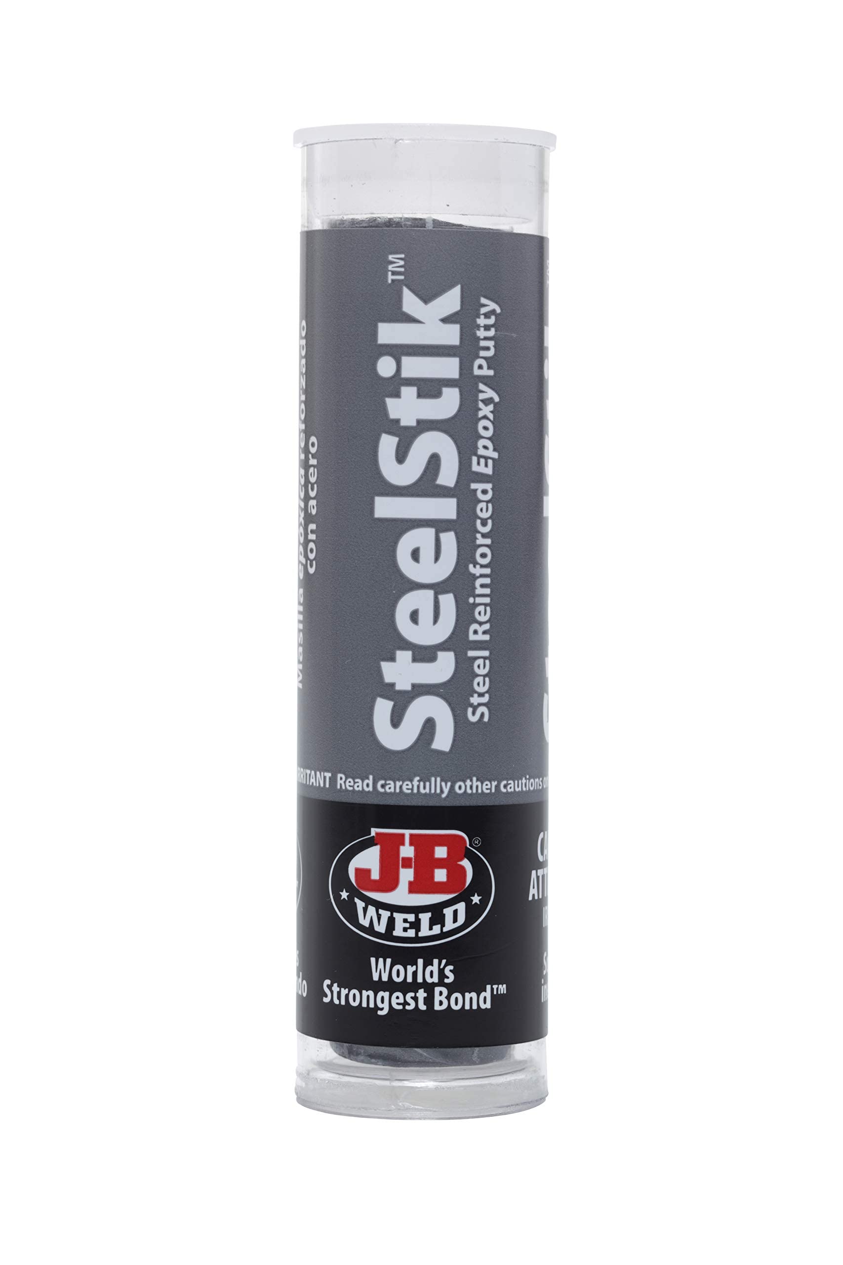 SteelStik J-B Weld 8267-S Steel Reinforced Epoxy Putty Stick - 2 oz
