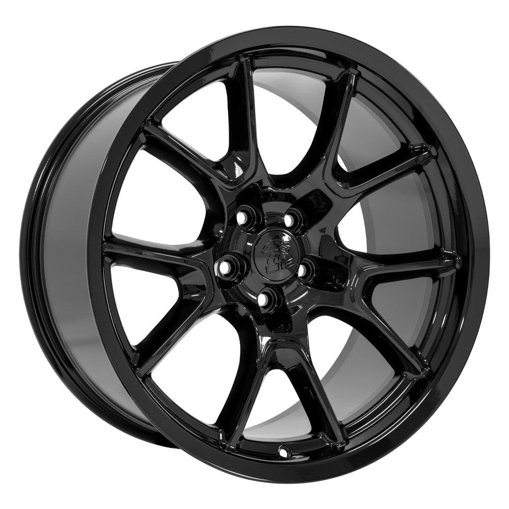 20" Replica Wheel Dg21 OE Wheels Fits Dodge Challenger 20X10 Gloss Black Wheel