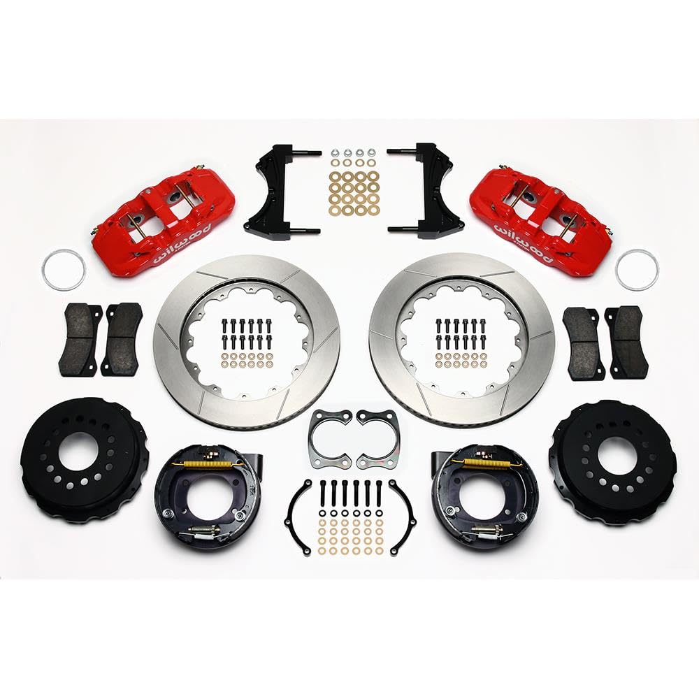 Red AERO4 Rear P-Brake Kit,14.00"