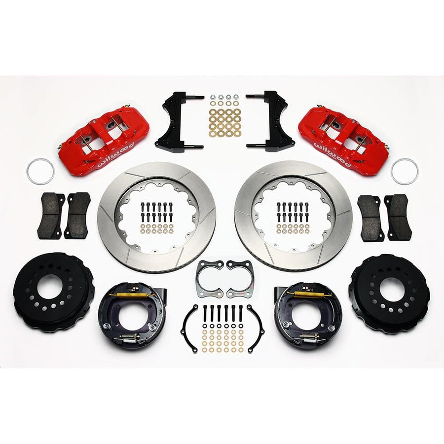 Red AERO4 Rear P-Brake Kit,14.00"