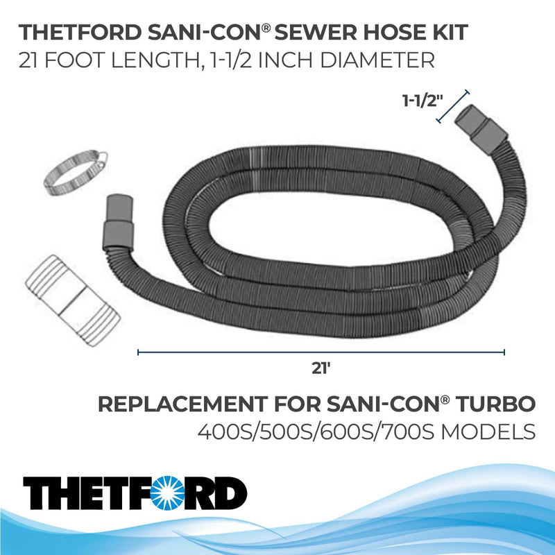 Hose Thetford Kit,Black 97521