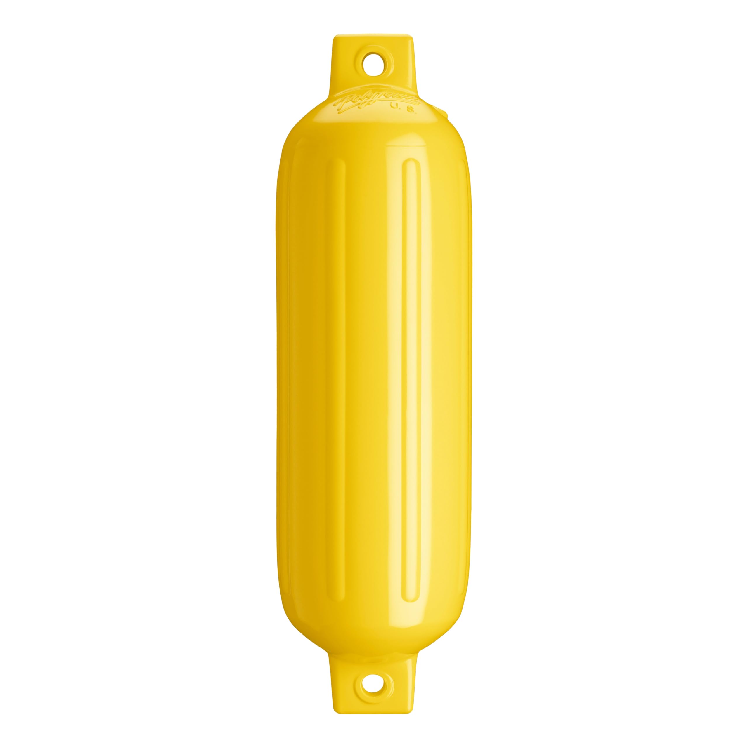 Yellow Polyform G-4 Boat Fender