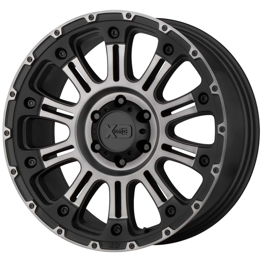 XD829 HOSS II BY KMC WHEELS Black Wheel (20 x 9. inches /8 x 124 mm, 18 mm Offset)