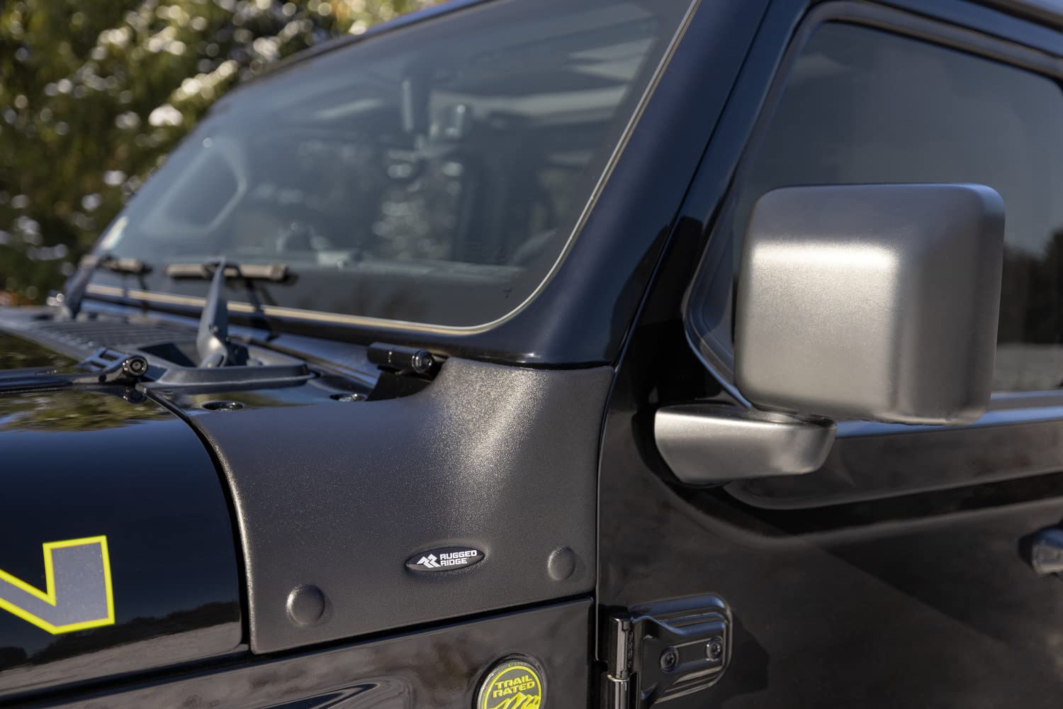 Cowl Armor Guard Rugged Ridge | 11651.81 | Fits 2018-2024 Jeep Wrangler JL; 2020-2024 Jeep Gladiator JT