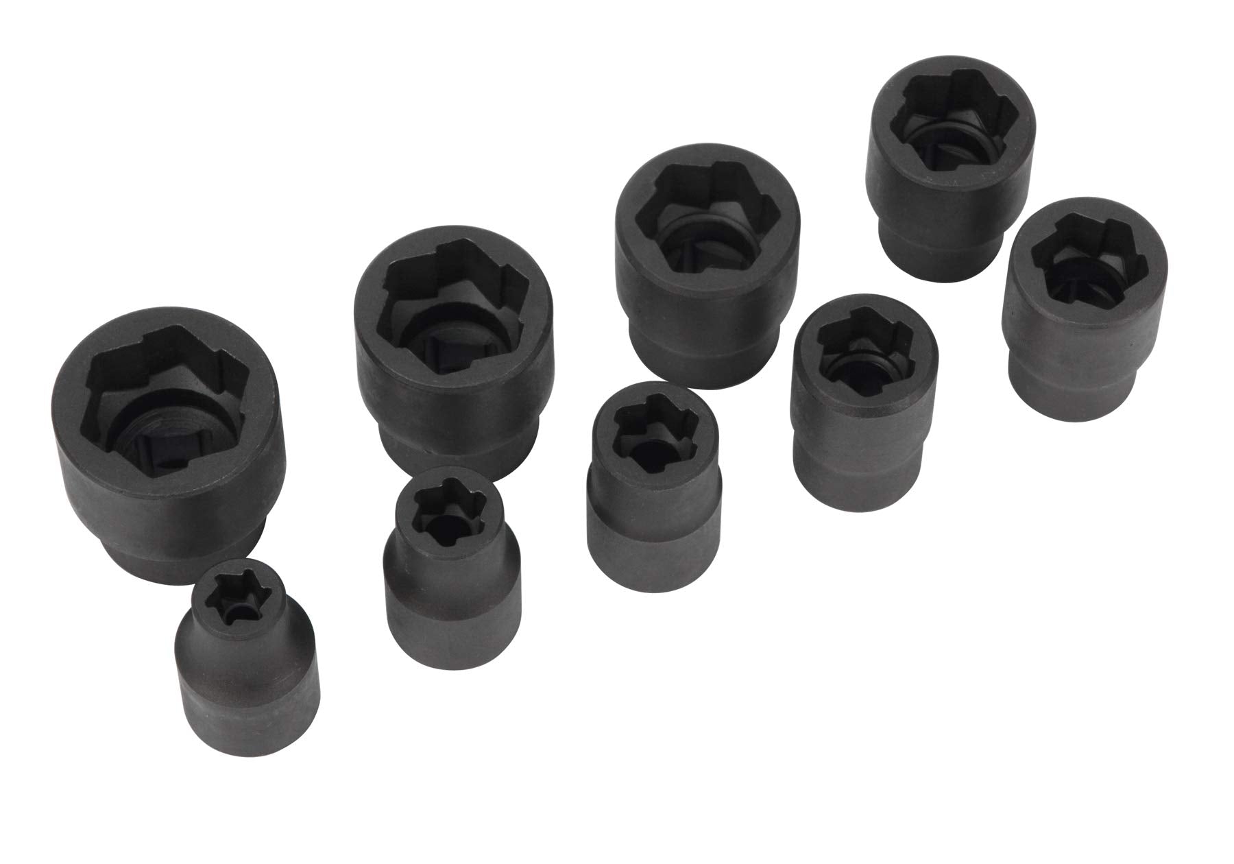W38916 Performance Tool 3/8-Inch Drive 9 Piece Bolt Extractor Set SAE