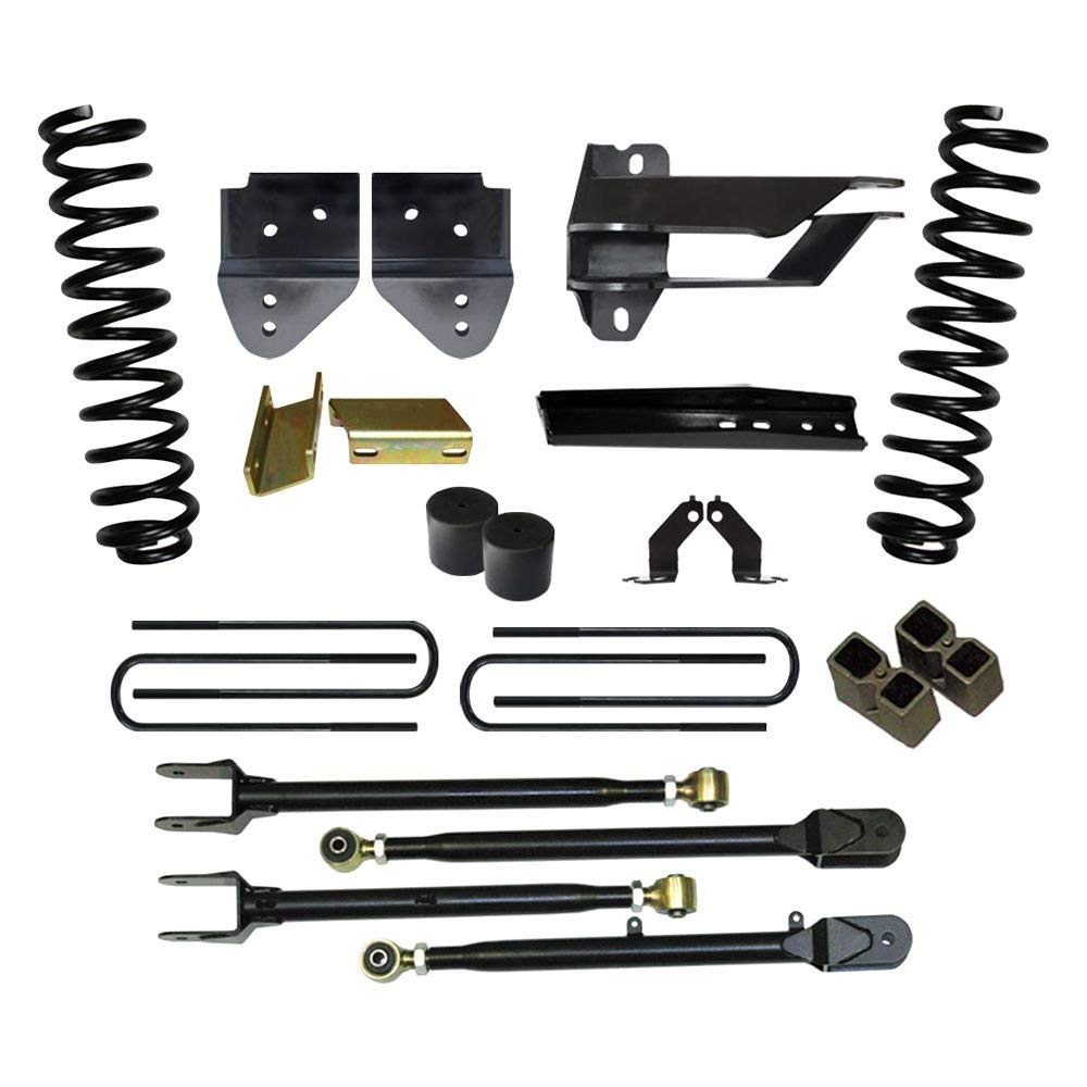 Skyjacker Suspension F176024K3 Lift Kit 6 in. Class II 4-Link System Incl. Front Coil Springs Track Bar/Radius Arm/Steering Stabilizer Relocation Brackets Rear Lift Blocks/U-Bolts