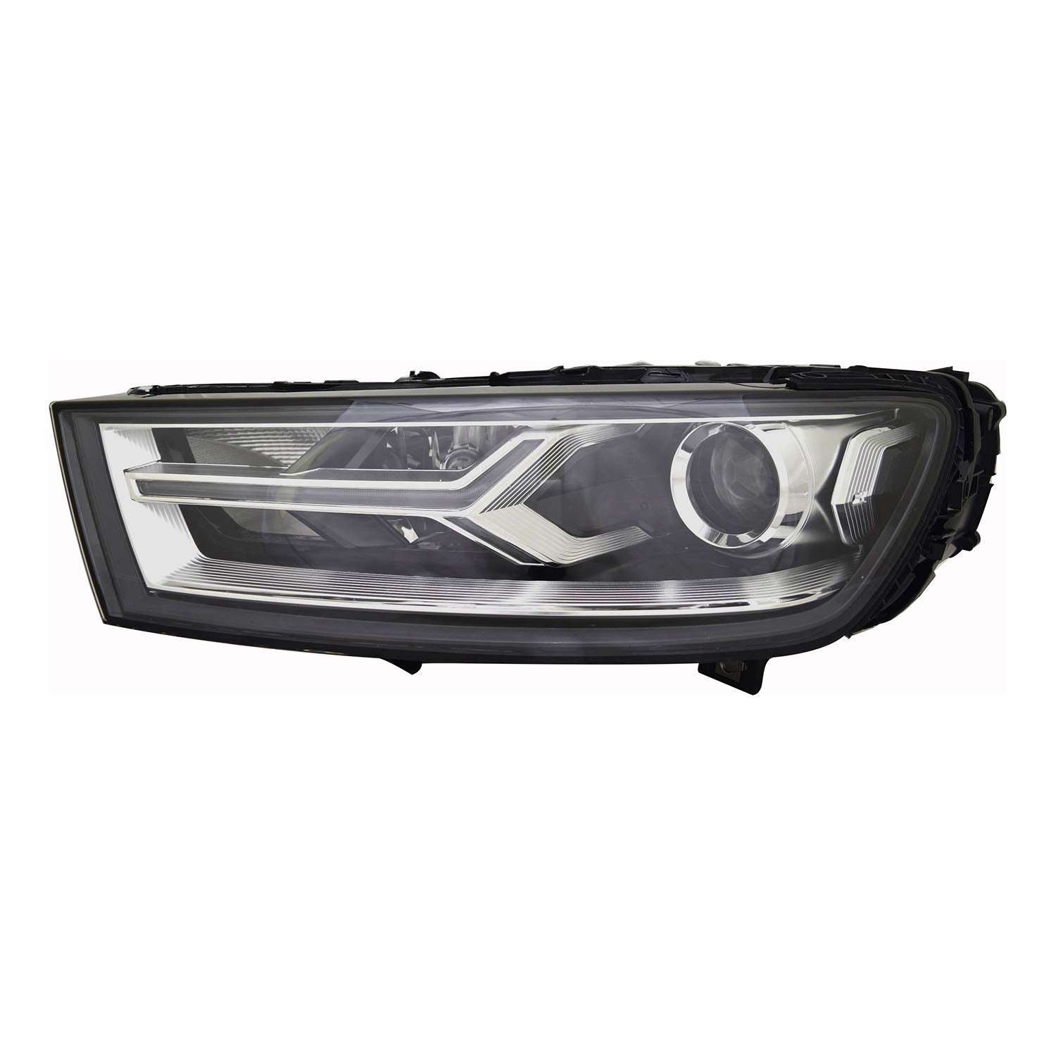 Left TYC Headlight Assembly Compatible with 2017-2019 Audi Q7
