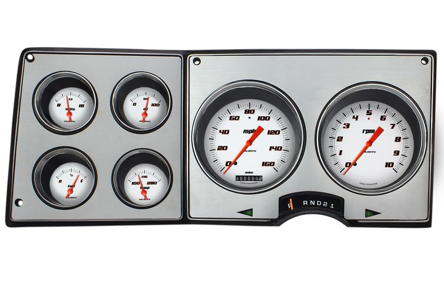 Velocity White Classic Instruments CT73VSW Gauge Package