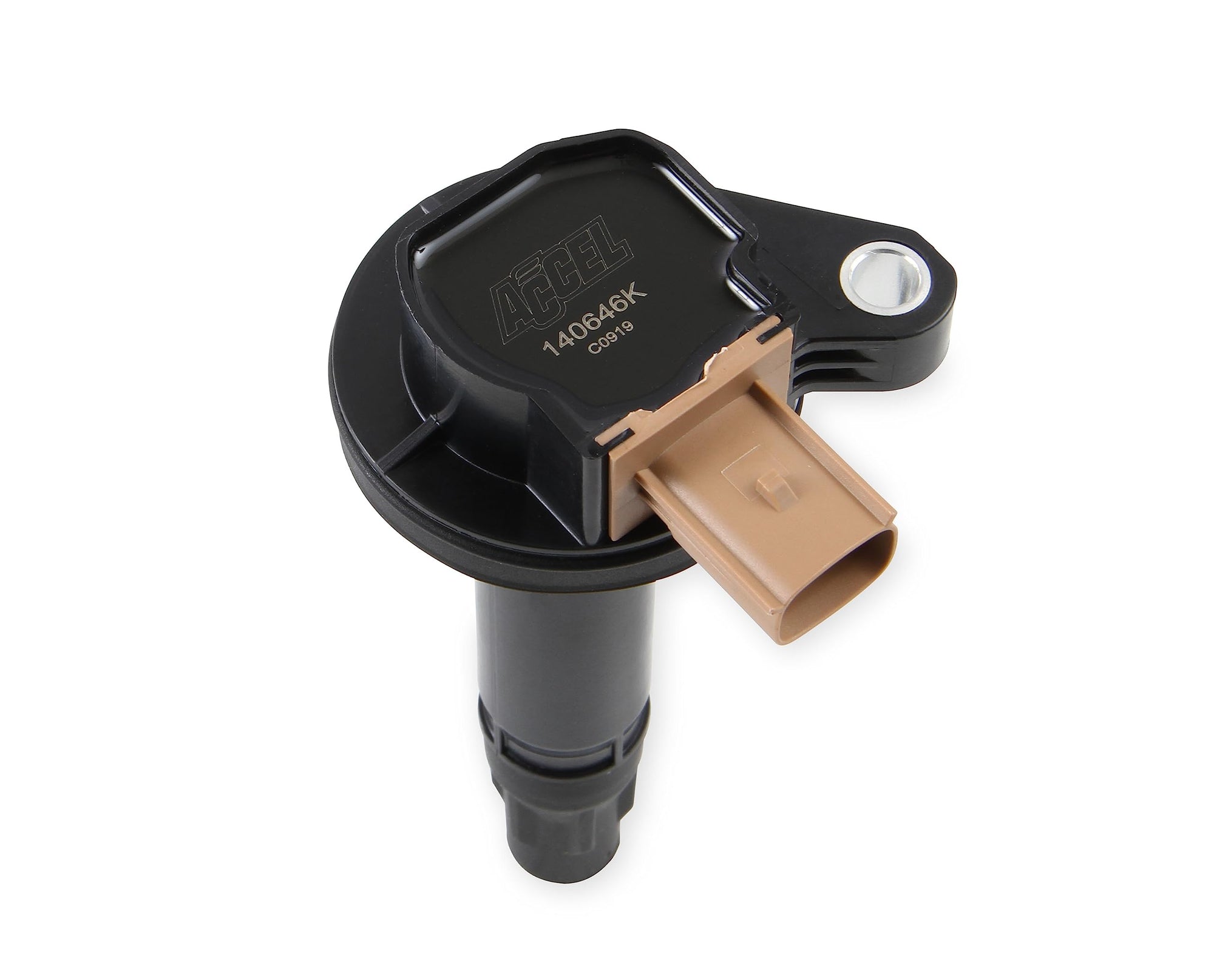 SuperCoil ACCEL 140646K-6 Ignition Coil - Black - 6-Pack (3-Pin)