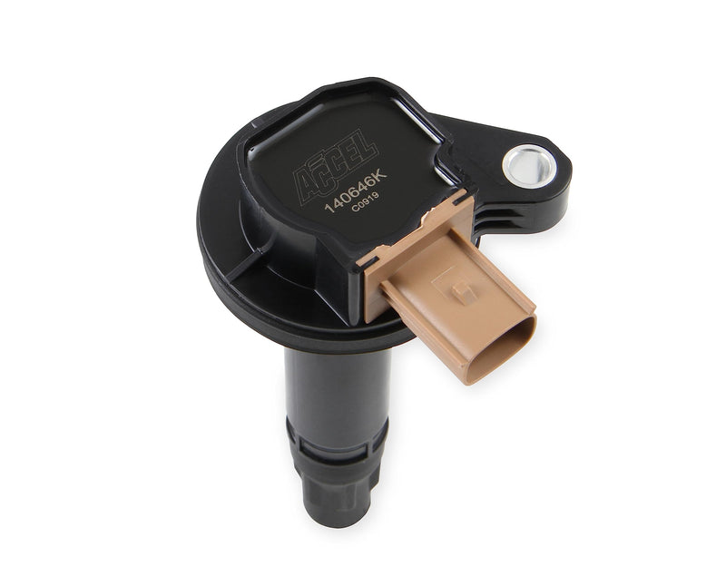SuperCoil ACCEL 140646K-6 Ignition Coil - Black - 6-Pack (3-Pin)