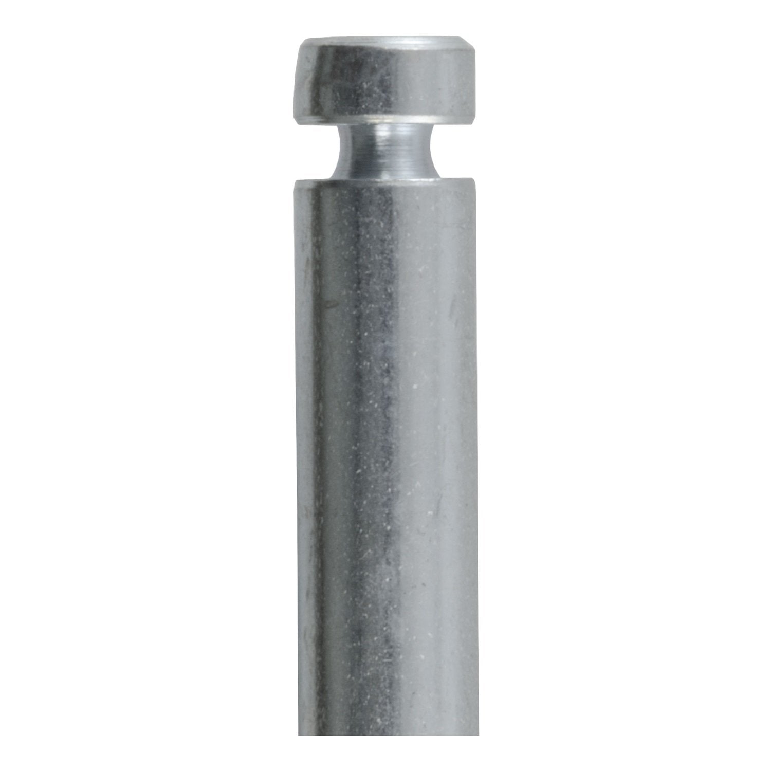 CURT Trailer Hitch Pin & Clip with Grooved Head, 1/2-Inch Diameter, Fits 1-1/4-Inch Receiver, Clear ZINC