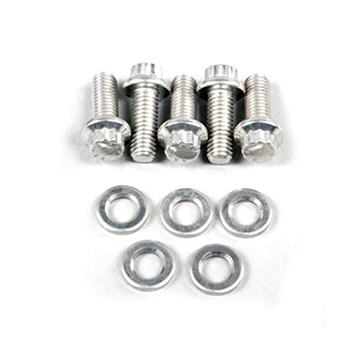 ARP 5/16-24" Stainless Steel 712-0560 Fine RH Thread 0.560" UHL 12-Point Bolt with 3/8" Socket and Washer, (Set of 5)